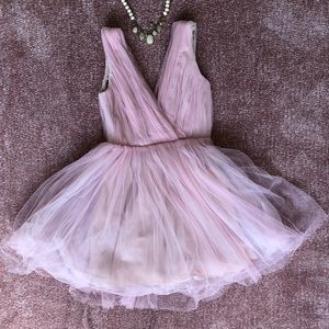 Zara rosy pink tulle fairytale dress S